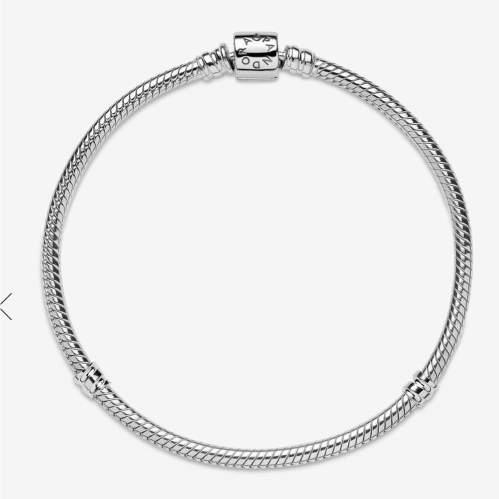 Pandora Moments Barrel Clasp Snake Chain Bracelet